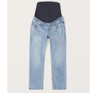 Women's Abercrombie & Fitch Maternity Ankle Straight Jeans 33 Short